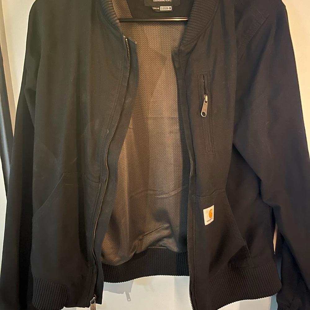 Carhartt Rugged Flex Black Canvas Jacket